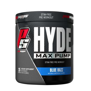 ProSupps Hyde Max Pump Blue Razz Front Tub